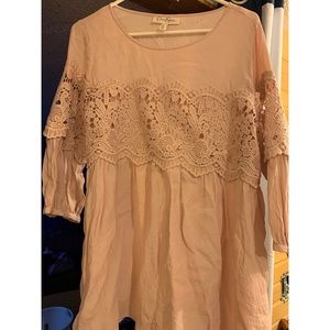 Light pink, medium, maternity shirt
